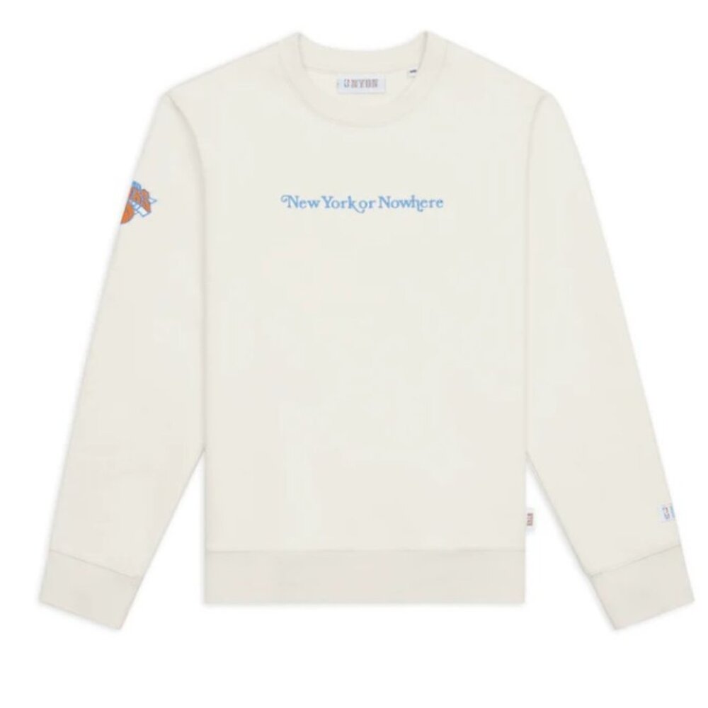 New York or Nowhere Signature Crewneck - Cream - Size L - NWT